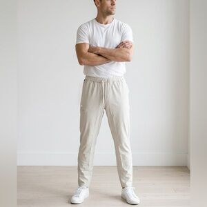 Lole Men's Lightweight Drawstring Hiking Pants - Beige